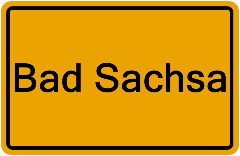 Handelsregisterauszug Bad Sachsa